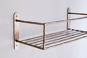Olani Bathroom Shelf - Antique Brass