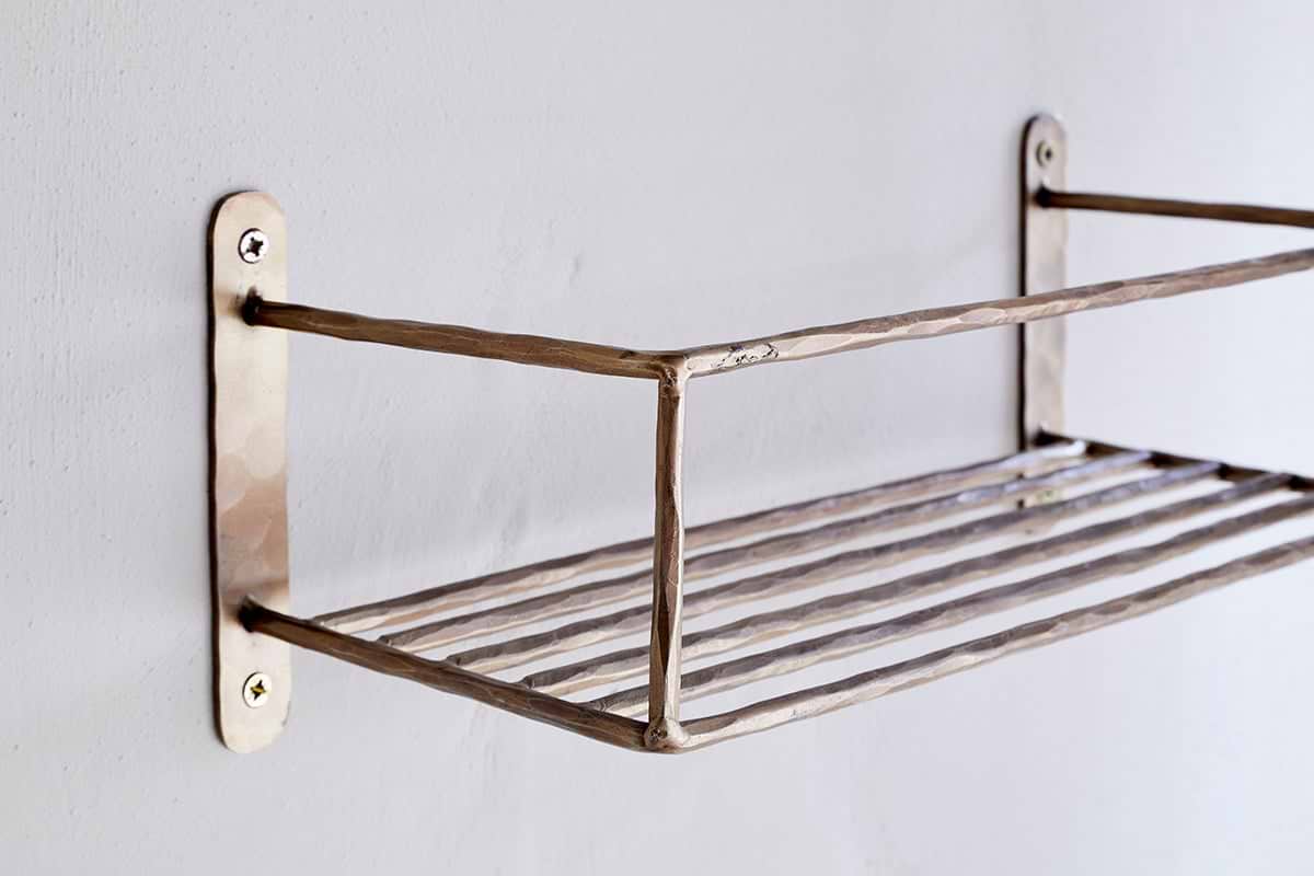 Olani Bathroom Shelf - Antique Brass
