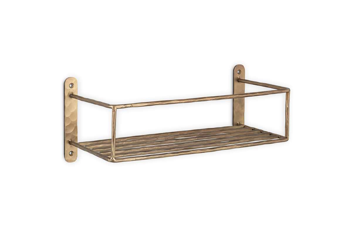 Olani Bathroom Shelf - Antique Brass
