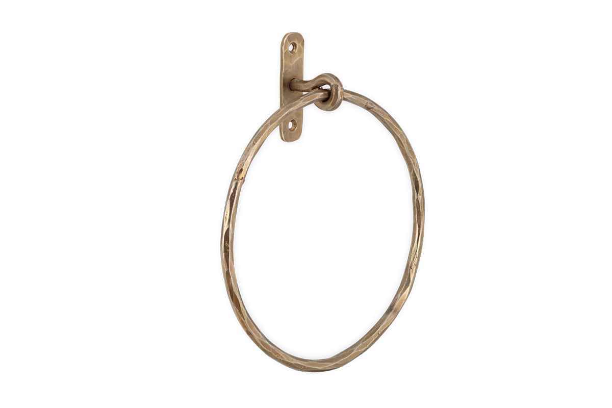 Olani Towel Ring - Antique Brass
