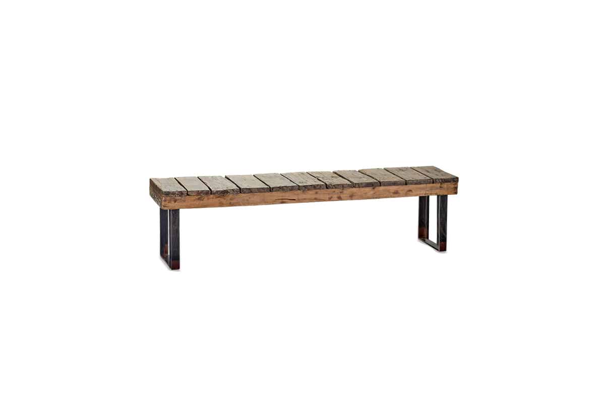 Oso Wooden Bench-GARDEN-Nkuku