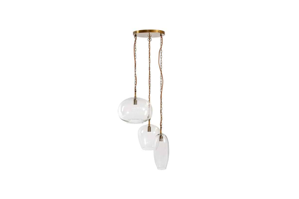 Otoro Statement Recycled Glass Cluster Pendant