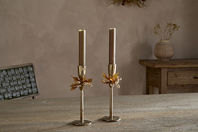Parili Candle Holder - Ochre - (Set of 2)