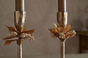 Parili Candle Holder - Ochre - (Set of 2)