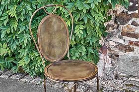 Parwaha Iron Bistro Chair