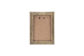 Ranoli Iron Etched Photo Frame - Antique Brass