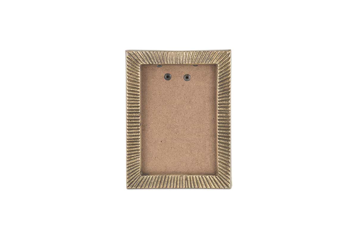 Ranoli Iron Etched Photo Frame - Antique Brass
