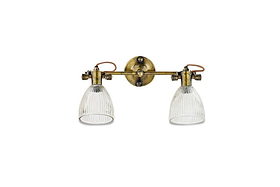 Rarni Recycled Glass Double Wall Light