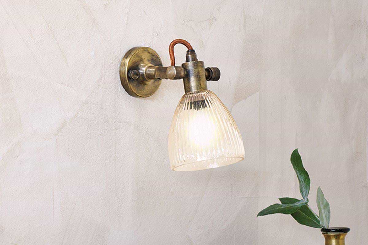 Rarni Recycled Glass Single Wall Light-LIGHTS-Nkuku