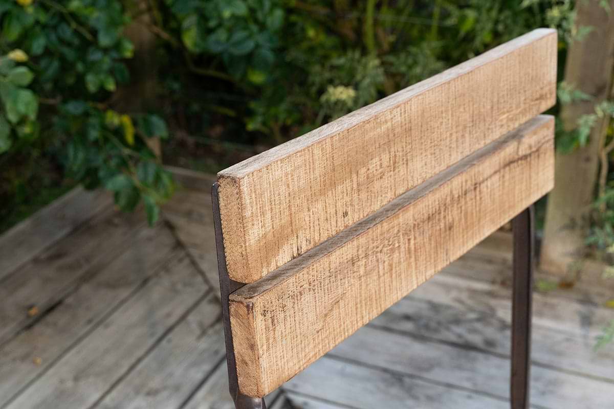 Rishikesh Reclaimed Wood & Iron Folding Chairs - (Set of 2)