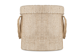 Rohia Laundry Basket - Natural & Cream
