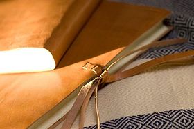 Rustic Leather Photo Album