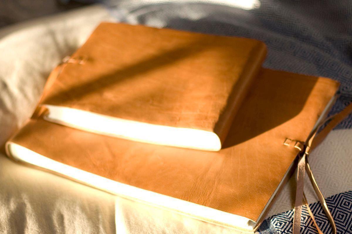 Rustic Leather Photo Album-GIFTING-Nkuku