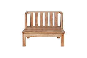 Sadhi Acacia Wood Outdoor Love Seat - Natural