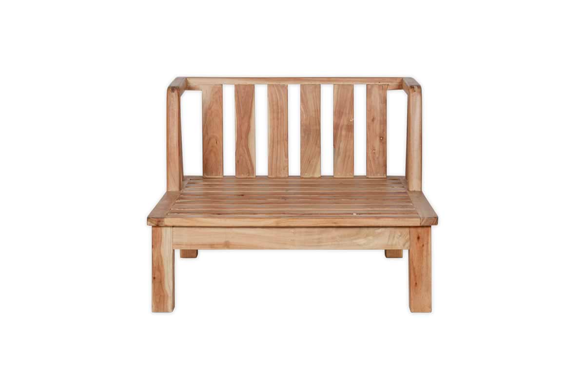 Sadhi Acacia Wood Outdoor Love Seat - Natural