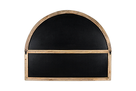 Sande Arched Mango Wood Mirror - Natural-MIRRORS-Nkuku
