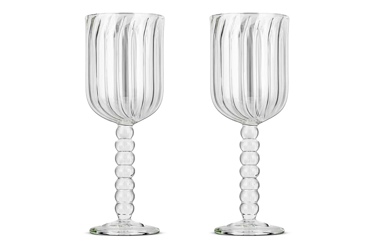 Santosa Wine Glass - Clear (Set of 2)