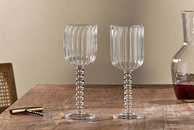 Santosa Wine Glass - Clear (Set of 2)
