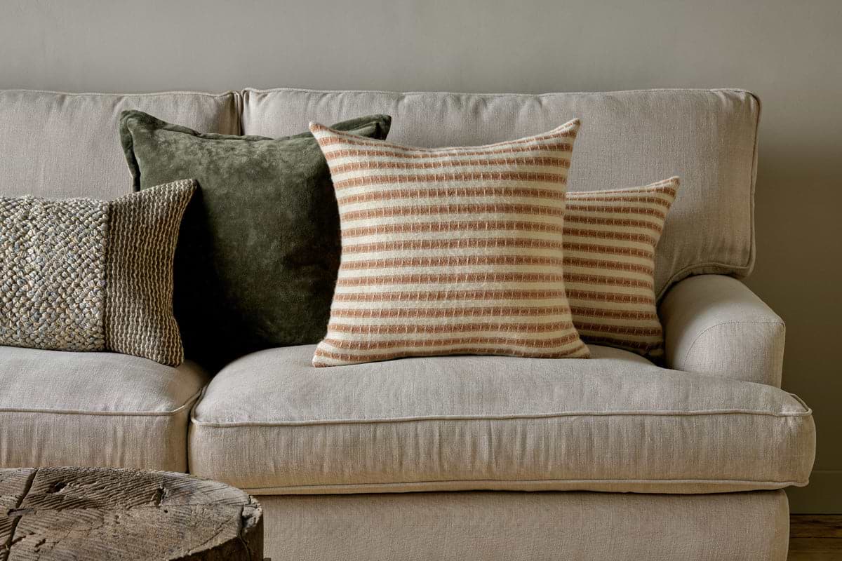 Sanval Wool Cushion Cover - Rust – Nkuku