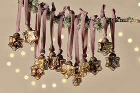 Sardi Star Baubles - Gold (Set of 12)