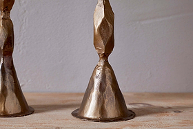 Shani Candlestick - Antique Brass
