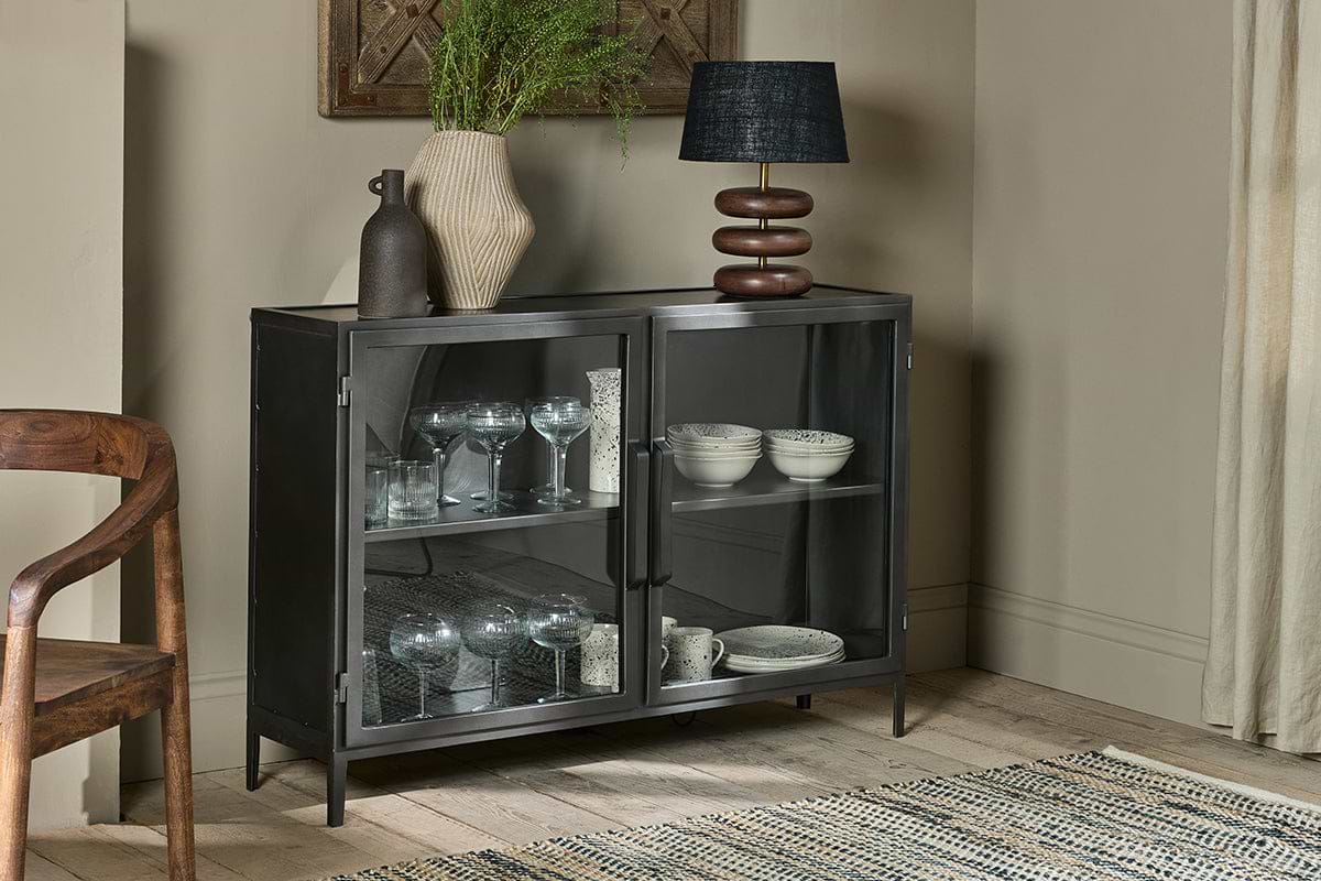 Takua Iron Sideboard-STORAGE FURNITURE-Nkuku
