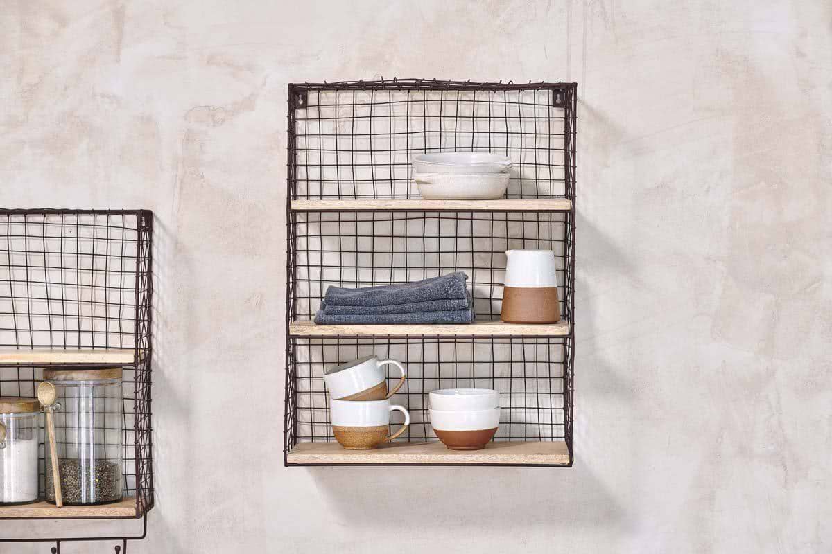 Tamba Wall Hung Shelf-STORAGE FURNITURE-Nkuku