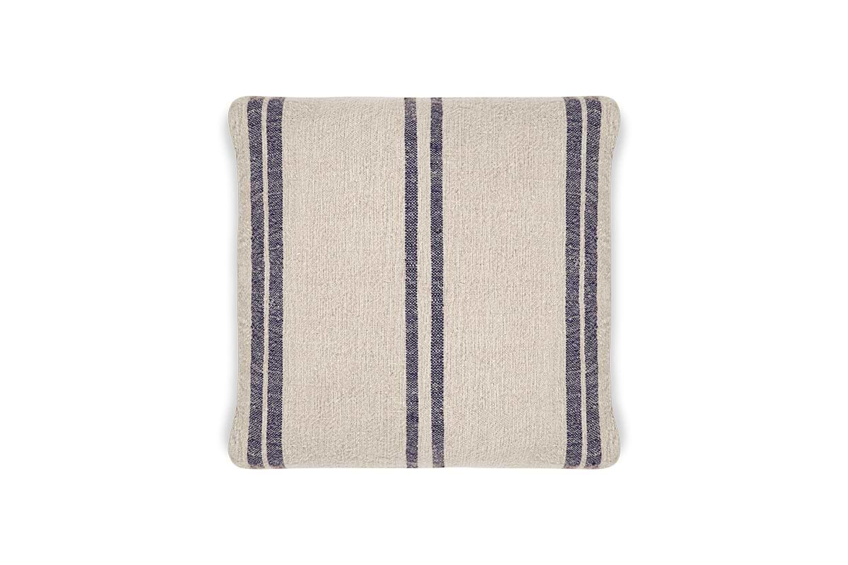 Tendali Linen Stripe Cushion Cover - Navy
