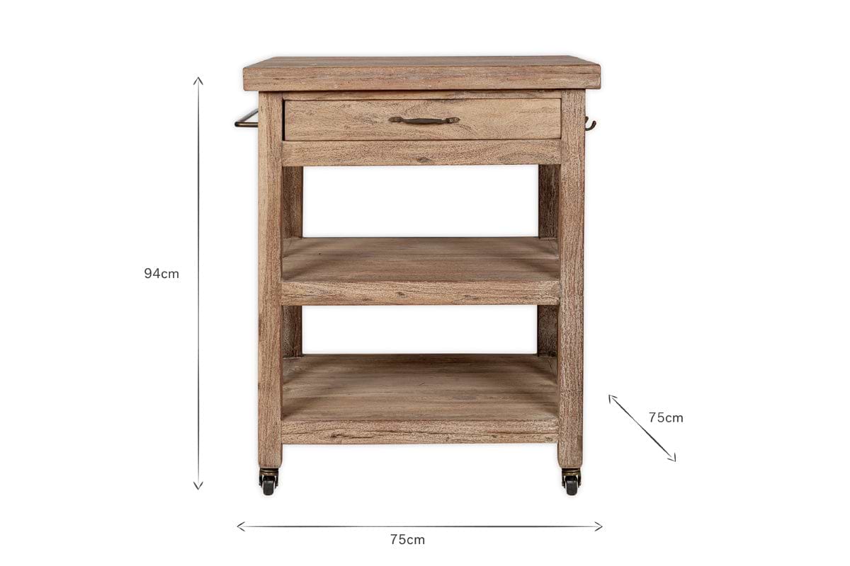 Tivu Reclaimed Wood Butchers Block - Natural