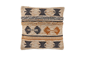 Tussi Ami Cushion Cover - Mustard & Grey
