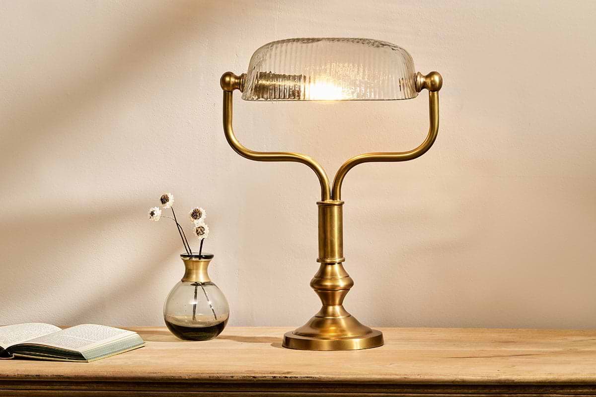 Ulani Vintage Desk Lamp-LAMPS-Nkuku