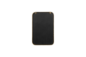 Ungura Rounded Mirror - Antique Brass - Small
