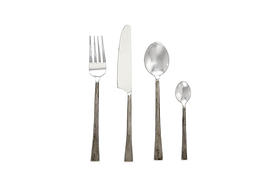 Usa Cutlery Set - Brushed Silver (Set of 16)