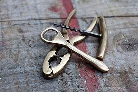 Vintage Gold Bottle Opener-KITCHEN & DINING ACCESSORIES-Nkuku