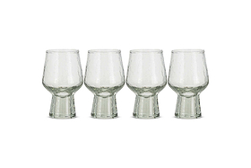 Visla Glass - Light Smoke (Set of 4)