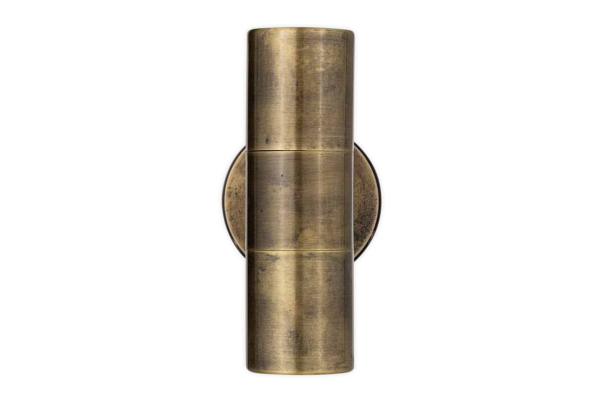 Vitla Outdoor Wall Lamp - Antique Brass – Nkuku