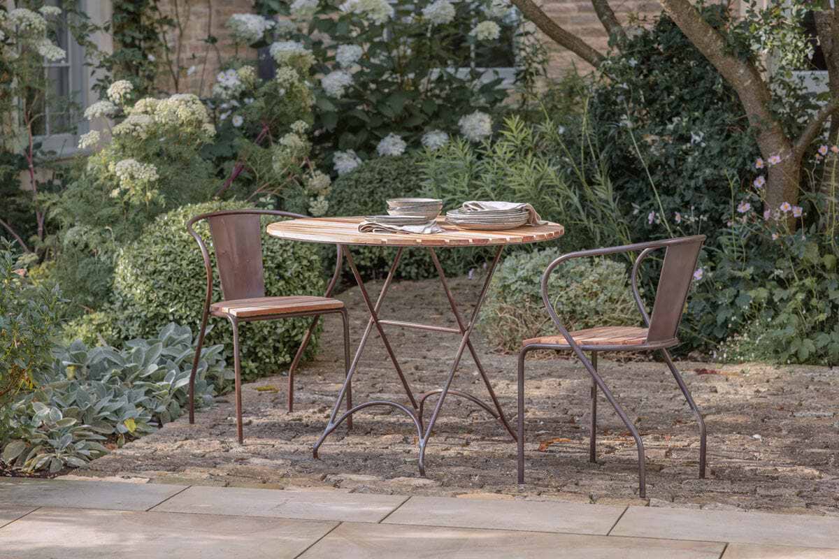 Vivika Outdoor Dining Table - Natural-GARDEN-Nkuku