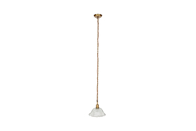Keju Organic Shape Recycled Glass Pendant - Clear