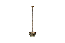 Kagitha Recycled Glass Chandelier - Green