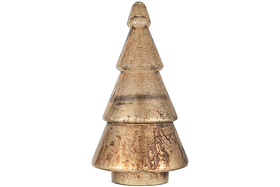 Konara Glass Tree - Gold Crackle