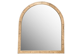 Murwara Wall Mirror - Antique Brass