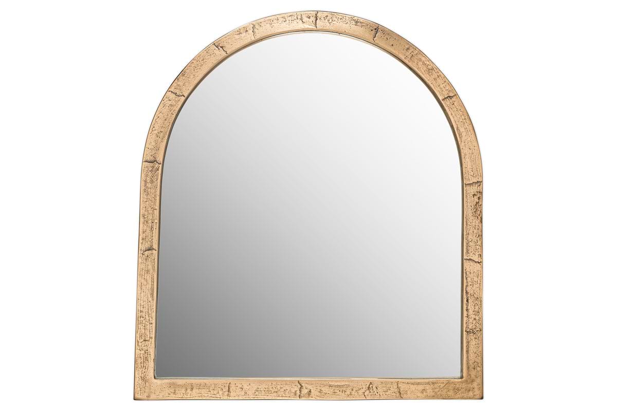 Murwara Wall Mirror - Antique Brass