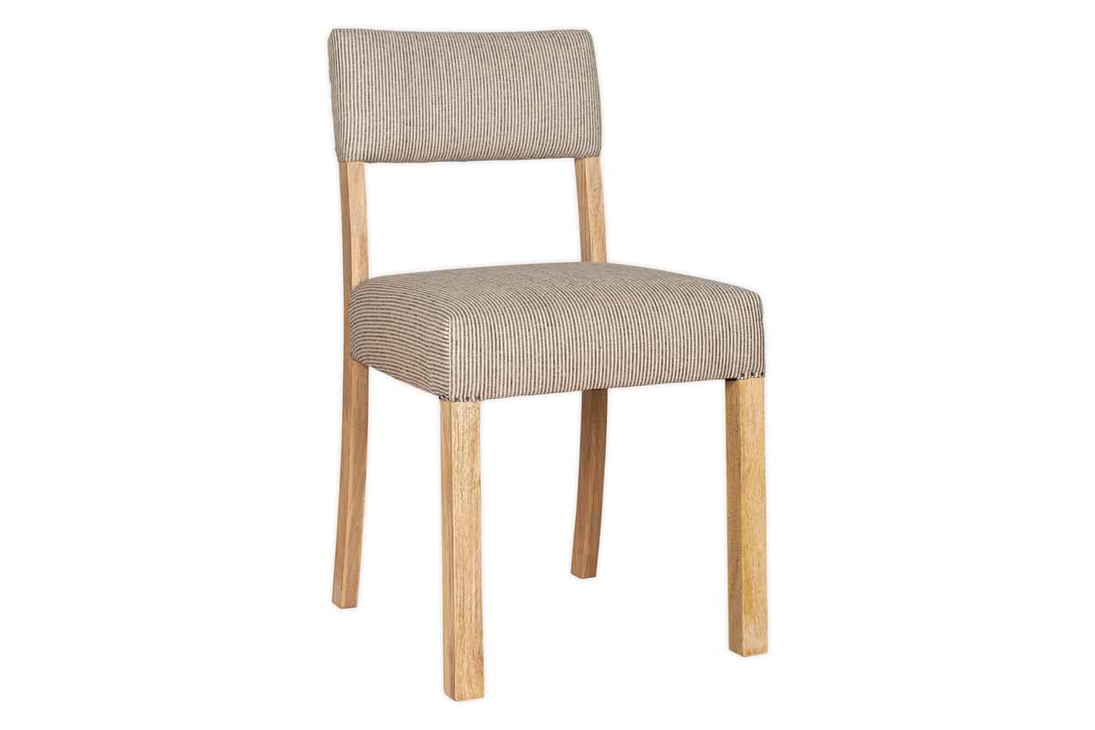Nadeeka Linen Upholstered Dining Chair - Soft Grey-SEATING-Nkuku