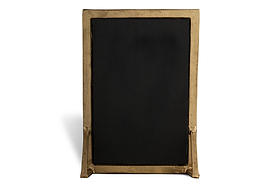 Baja Standing Mirror - Antique Brass