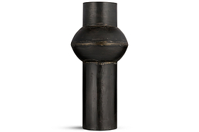 Endo Reclaimed Iron Vase - Aged Black