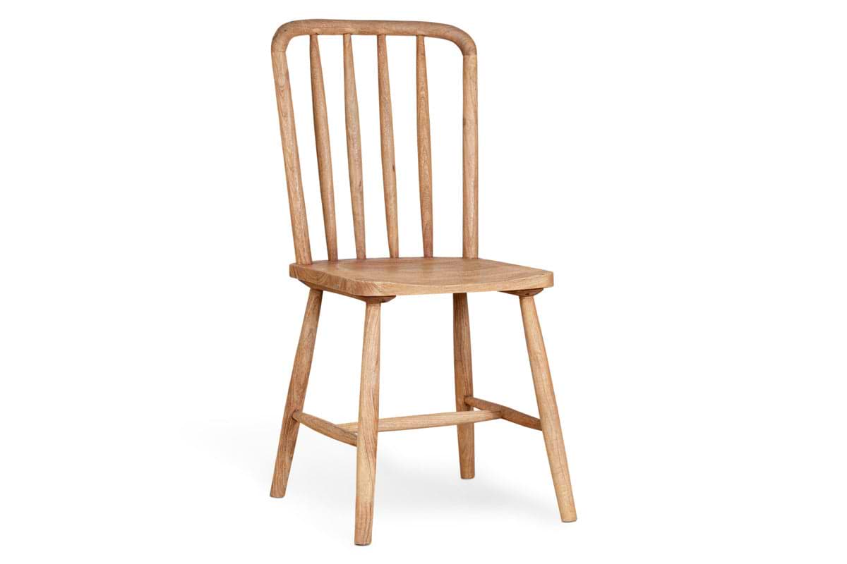 Om Mango Wood Dining Chair - Natural-SEATING-Nkuku