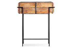 Amazzi Indoor Planter Stand - Natural & Black