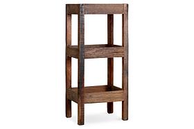 Akara Reclaimed Wood Storage Caddy - Natural-BATHROOM-Nkuku