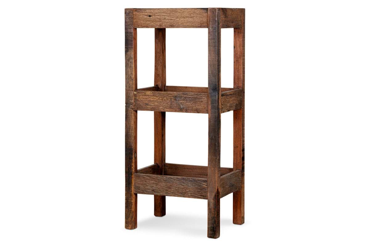 Akara Reclaimed Wood Storage Caddy - Natural-BATHROOM-Nkuku