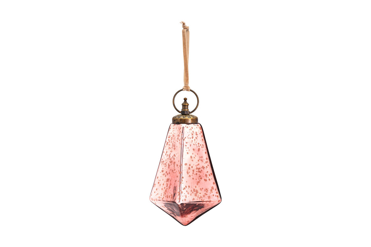 Ratnam Giant Bauble - Antique Pink-CHRISTMAS DECORATIONS-Nkuku